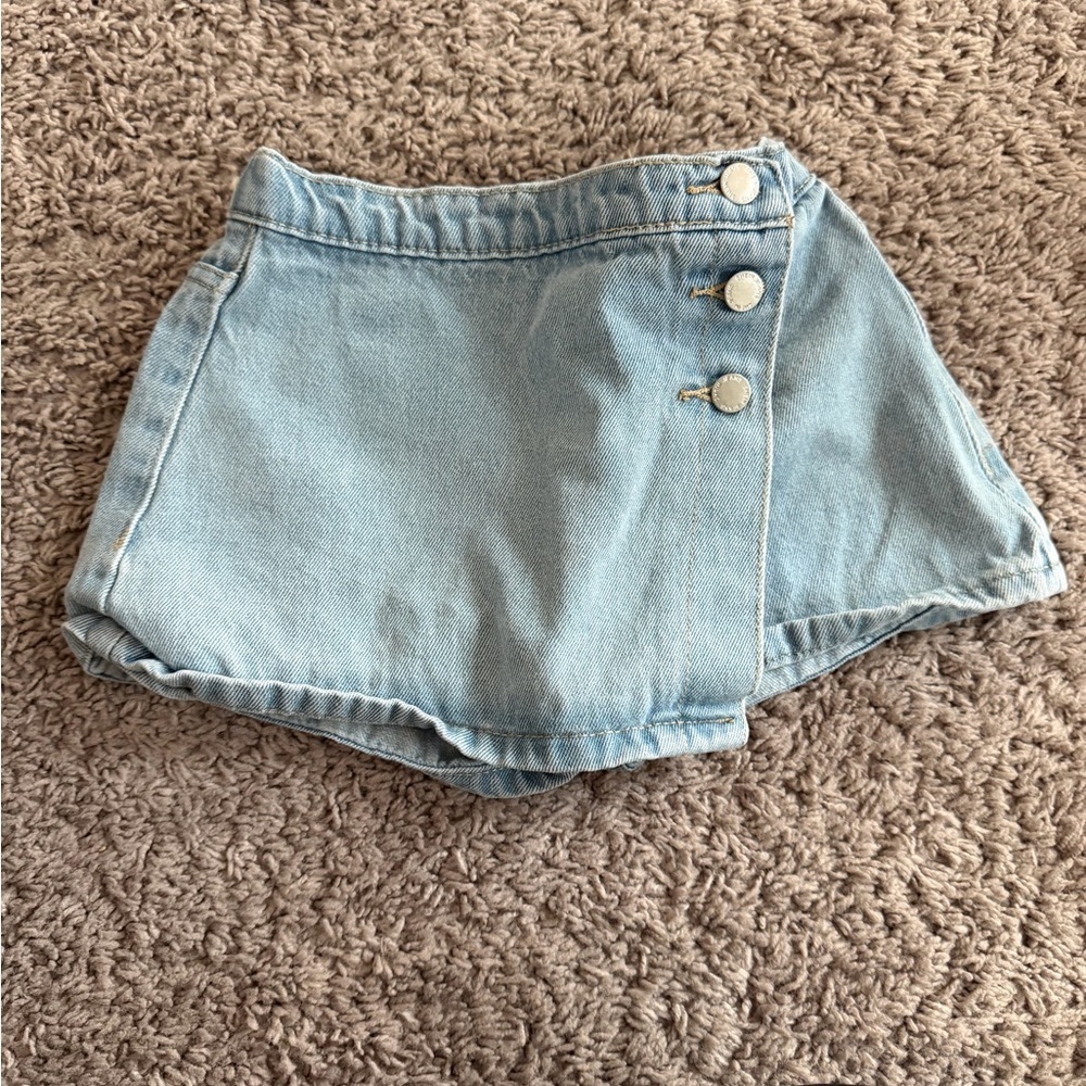 Preloved SHEIN Light Blue Denim Shorts - Picture 1 of 3